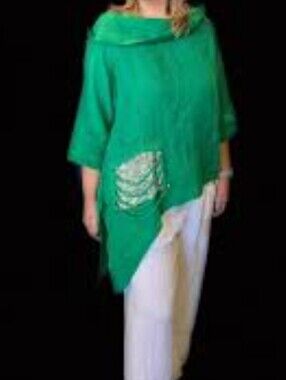 Bella Amore Linen Asymetrical Tunic SzS/M